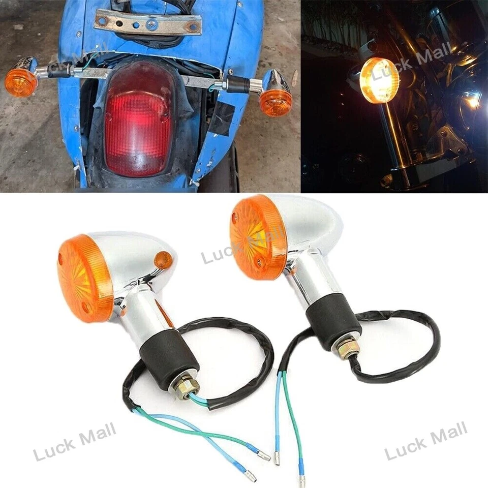 Motorcycle Turn Signal Blinker Light For Suzuki GZ250 Intruder 1400 1500 800 750 Foto 4 de 4