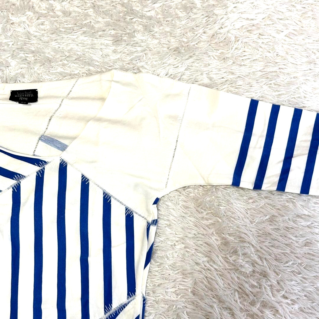 Jean Paul Gaultier Patchwork Stripe Long Sleeve T… - image 5