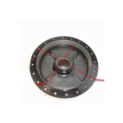 NEW EARLY ROYAL ENFIELD BSA HALF WIDTH FRONT WHEEL HUB - Picture 8 of 9