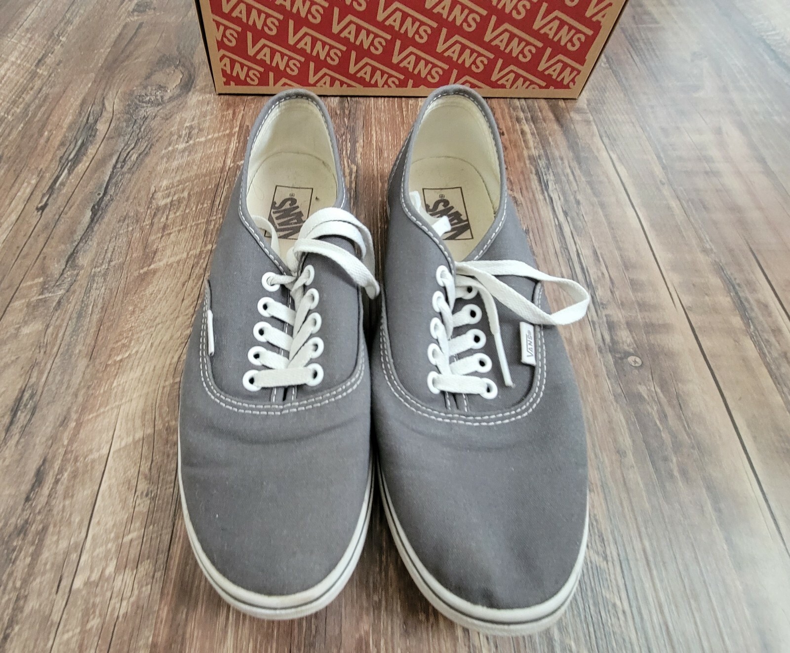 vans authentic grey mens