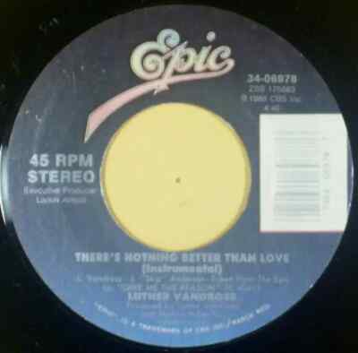 Luther Vandross Duet With Gregory Hines Theres Nothing Better Than Love Epic
