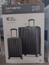 Дорожный чемодан Samsonite из поликарбоната серый огромный выбор