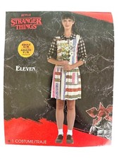 Stranger Things Eleven Cosplay Dress Halloween Costume Adult Size S/M