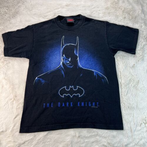 Vintage Single Stitch T-Shirt DC Comics 1997 Batman The Dark Knight XL (Fits M) - Picture 1 of 15