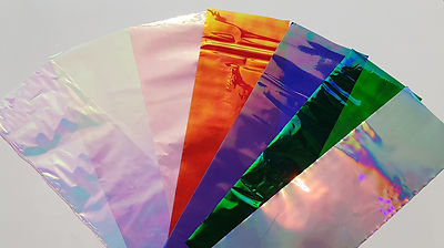 Glasfolie Nagelfolie 7 versch. Farben Effekt Holo Folie Glas Nagelfolie - ndc24*