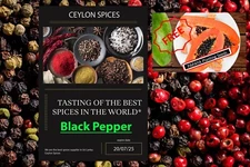 Organic Black Pepper Peppercorns Natural Pure Ceylon Spices from Sri Lanka| 750g