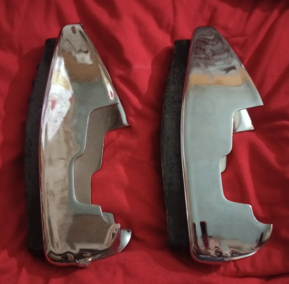 VIN. RARO NOS 1980 SUBARU (TODOS) PARACHOQUES GEMA PROTECTORES CASI NUEVO DELANTERO-TRASERO #RB-C43 (EX MOCOSO) Foto 4 de 4