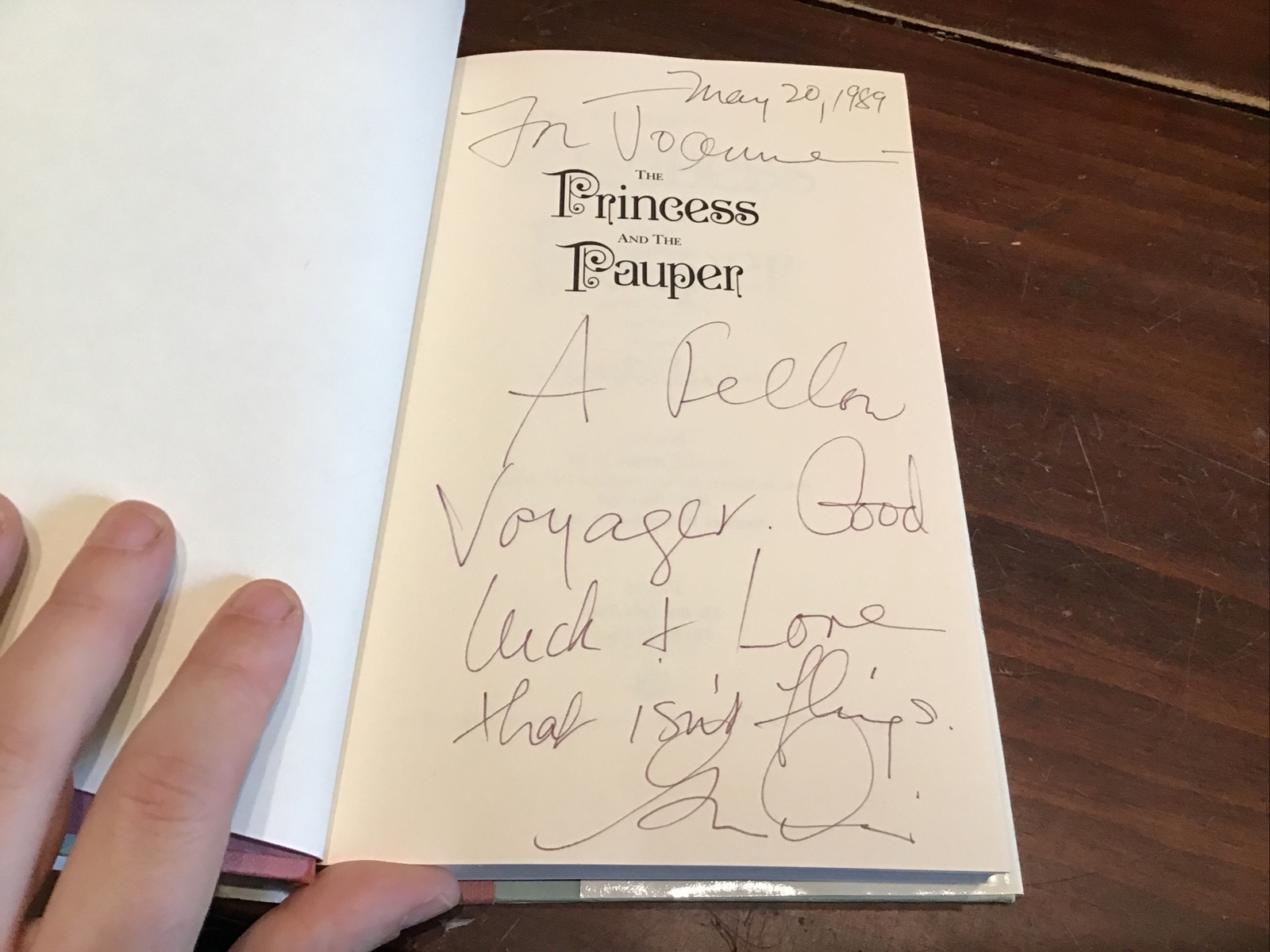 The Princess and the Pauper: An Erotic Fairy Tale By Gwen Davis Signed