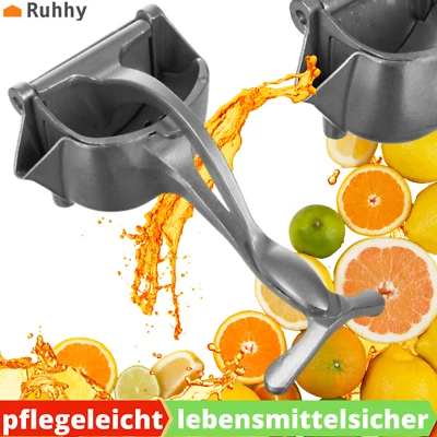 RUHHY Saftpresse Manuell Obstpresse Entsafter Gemüse Saft Presse Zitrtronenpresse