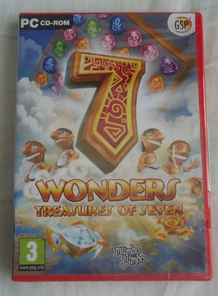 7 Wonders Treasures of Seven PC CD-ROM Game - Brand new sealed