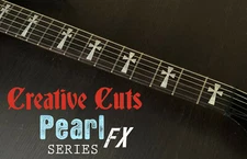 Tony Iommi Black Sabbath Custom Guitar DOOM METAL Cross Vinyl Decal Inlay MOP