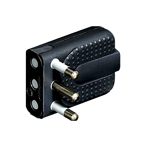 BTICINO S2466TGE SPINA CORNER 2P+T 16A SALVASPAZIO - spinotti orientabili