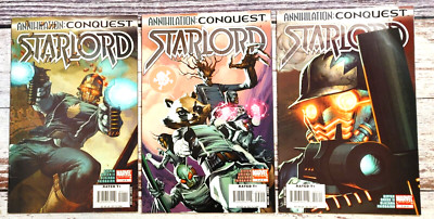 Annihilation: Conquest - Star-Lord (#1, 2 and 3) of 4 Set Marvel Comics 2007.
