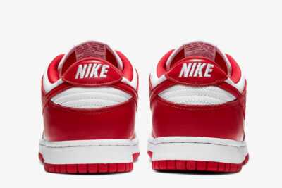 シューズ(男性用) Nike Dunk Low \"White and University Red\" Amazon.com | Nike Dunk Low Championship Red Grade School