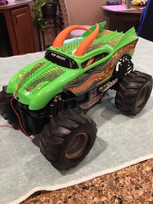 green monster truck remote control