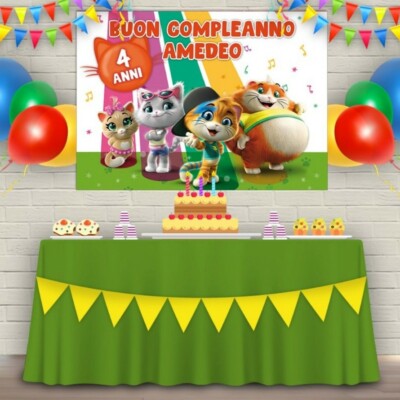 Striscione Banner COMPLEANNO Cocomelon Foto Nome Feste - Foto 7