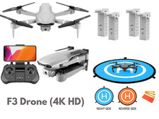 F3 Drone 4K HD Wide Angle Camera GPS Drone FPV RC Quadcopter Wifi Follow Me