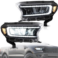 Faro proiettore anteriore led vland per toyota tacoma 2016-2023 con catarifrangente giallo