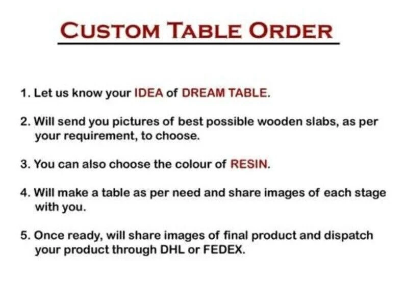 Ocean Table ,Epoxy Table, Epoxy Dining Table, Epoxy Resin Table, River Table Top - Image 4 of 4