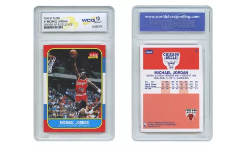 MICHAEL JORDAN 1996-97 Fleer Decade of Excellence Rookie Card #4 GEM-MINT 10
