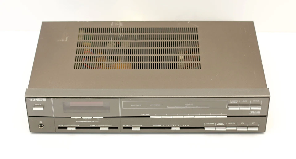 Telefunken HR 650, E-Nr. 503 475 458 - HiFi FM/AM Receiver - Bild 4 von 4