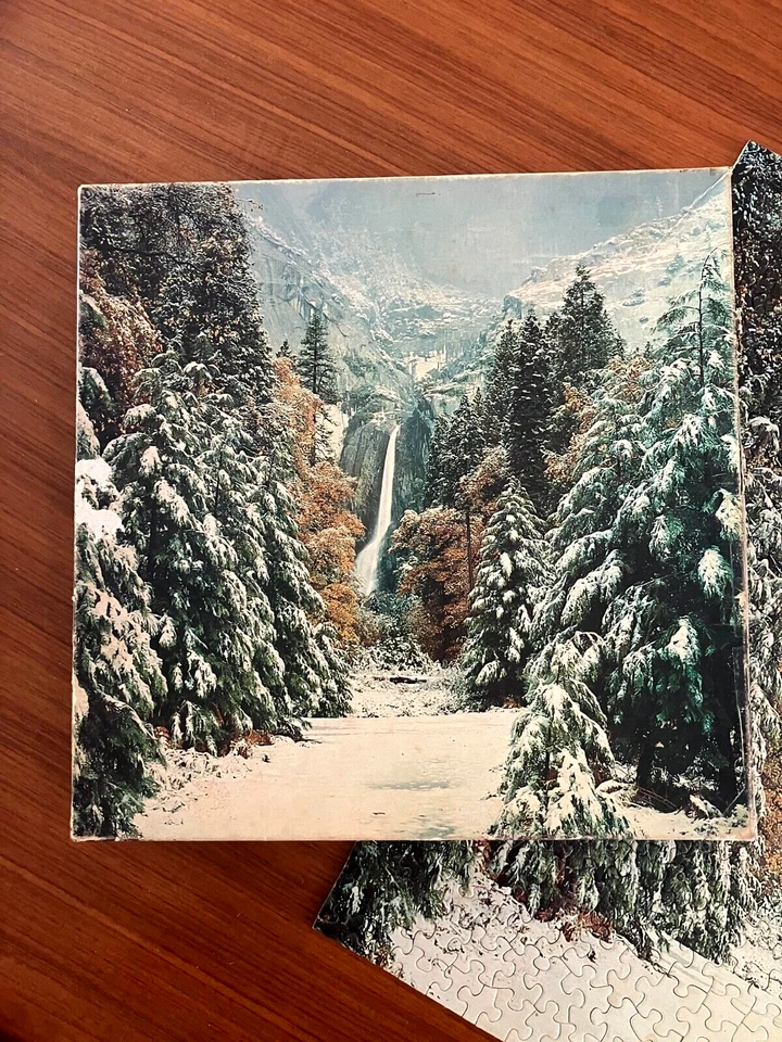 Винтажный полный 500 + шт. «ЗИМА в ГОРАХ» пазл Springbok - Изображение 3 из 4