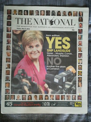 DIE NATIONALE ZEITUNG - UK ALLGEMEINE WAHLEN 2015 Freitag 8. Mai 6 Uhr Ausgabe 