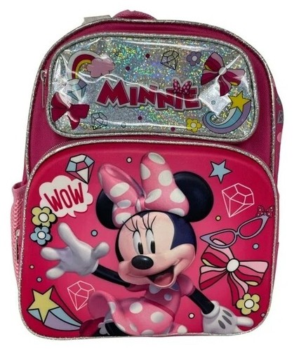 Disney Minnie Mouse 3D Face 12 Inches School Backpack - Bild 1 von 2