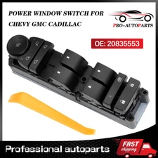 20835553 Power Window & Mirror Switch Driver Side for 2007-2014 Chevy Tahoe