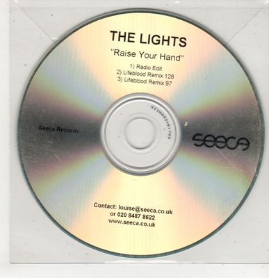 (GU110) The Lights, Raise Your Hand - DJ CD
