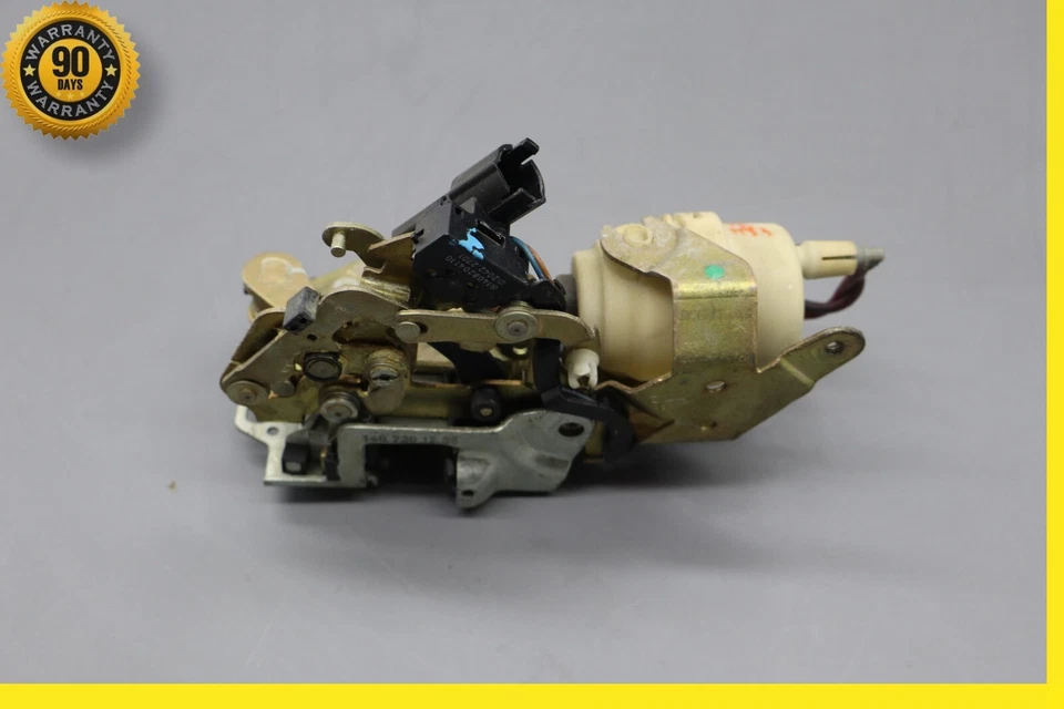 Actuador de pestillo de cerradura de puerta lateral izquierda trasera fabricante original mercedes w140 s500 s320 95-99 Foto 4 de 4