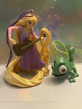 Disney Tangled Rapunzel and Pascal Christmas Ornaments