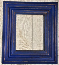 F004-445 3-1/2" Cobalt Distressed Distressed Picture Frame