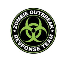 Zombie Outbreak Response Team Sticker Decal