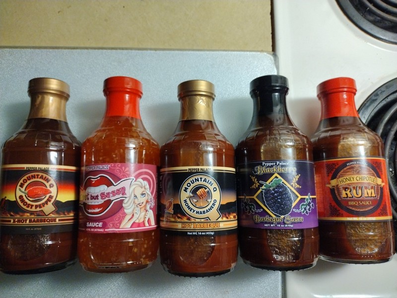 5 Unopened Bottles Of Pepper Palace BBQ Sauce