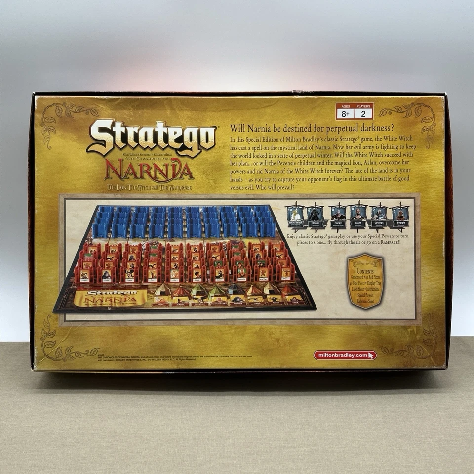 Vintage 2005 Milton Bradley The Chronicles of Narnia STRATEGO Board Game Disney - Image 3 of 4