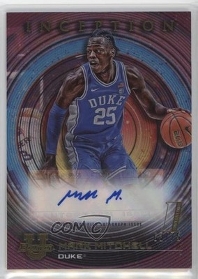 2022-23 Bowman Inception University Fuchsia Foil 63/75 Mark Mitchell Auto 1f6j