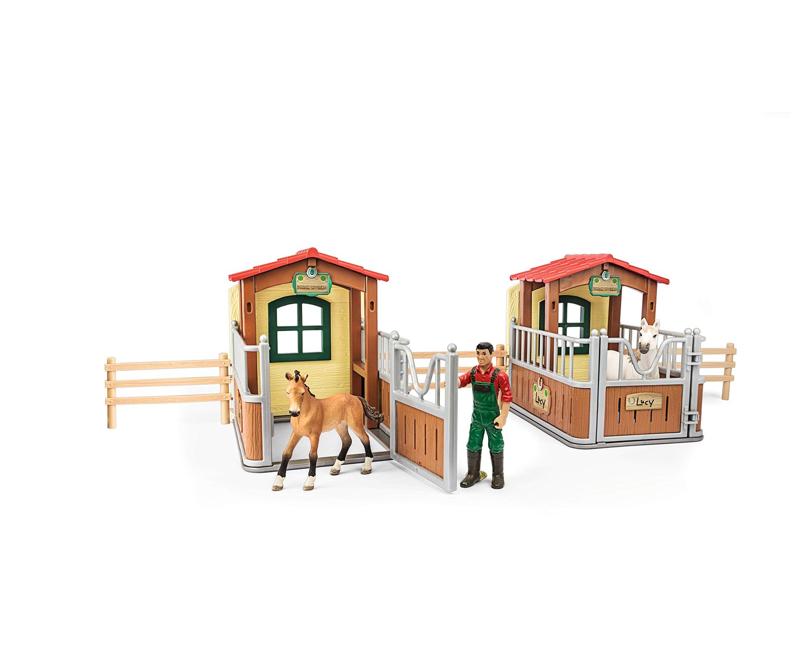 Jouet de ferme Farm World pour filles et garçons de 3 à 8 ans avec figurines miniatures