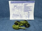 Hasbro GI Joe ARAH 1982 Rapid Fire Motorcycle (RAM) With Instructions/Blueprints