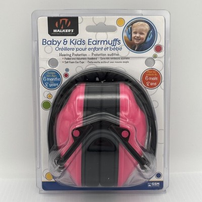 Walkers Game Ears Walkers Baby & Kid's Folding Ear Muffs in Pink