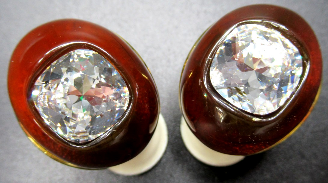 KJL KENNETH J LANE Large Rootbeer Sparkling Ice R… - image 2