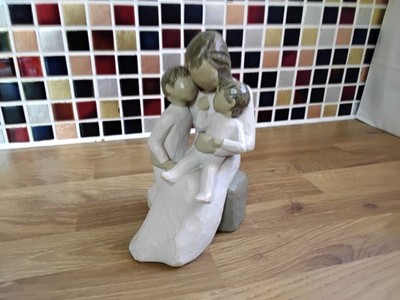 Vintage Willow Tree Figur ''Quietly'' von Susan Lordi 2002, Family Togetherness,