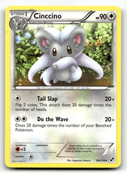 Cinccino 89/114 Black & White Rare