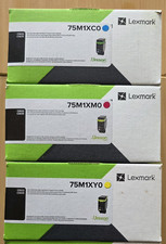 Genuine Lexmark 75M1XY0 Yellow 75M1XM0 Magenta 75M1XC0 Cyan Toner Extra High Yie