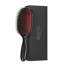 Boar Bristle Hair Brush, Soft Nylon Pins and Boar Bristles for Smoothing, Detang