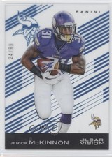 2015 Panini Clear Vision Blue 24/99 Jerick McKinnon #60 0g4