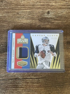 2020 Panini Plates & Patches - Canton Cloth Troy Aikman #CC-7 /99 Cowboys