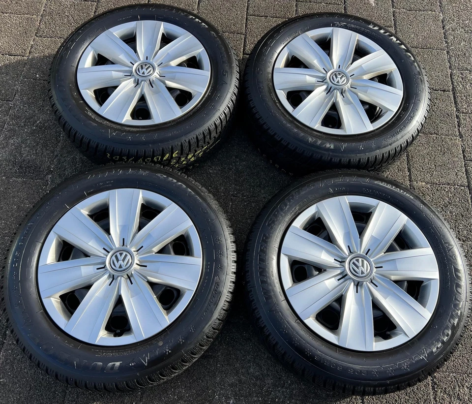 4 WINTERRÄDER AUDI Q2 GA VW T-ROC A11 205/60R16 96H DUNLOP 2019 5Q0601027AM TOP - Bild 2 von 4