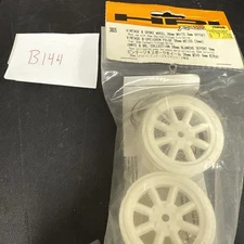 hpi3805 VINTAGE 8 SPOKE WHEEL 26mm WHITE 0mm OFFSET 1/10 On Road 4WD kyosho Fw06