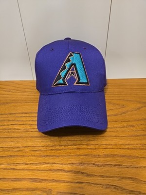MLB Arizona Diamondback Logo Print Vintage Purple OSFA Snapback New S-M *READ*